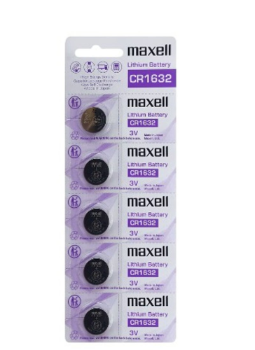 بطاريات ماكسل كرت عدد 5 حبات cr1632