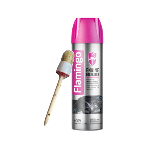 منظف ماكينة فلامنجو مع فرشاة خشب